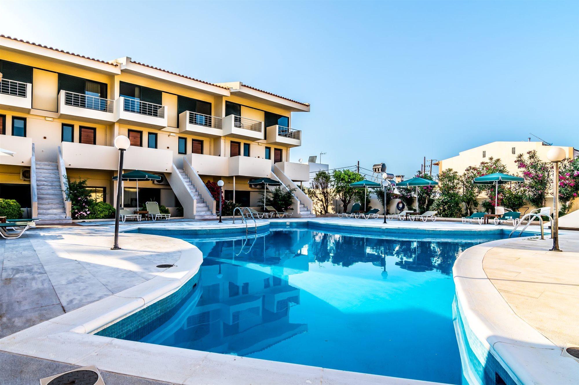 Orestis Hotel Sea View Apartments Сталос Экстерьер фото