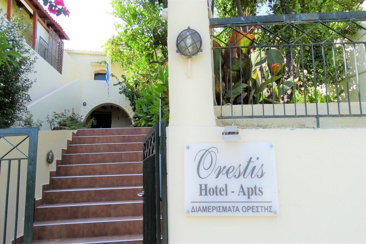 Orestis Hotel Sea View Apartments Сталос Экстерьер фото